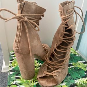 Lace Up Heels